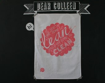 Lean Clean Tea Towel