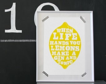 Lemons Signed Print Large
