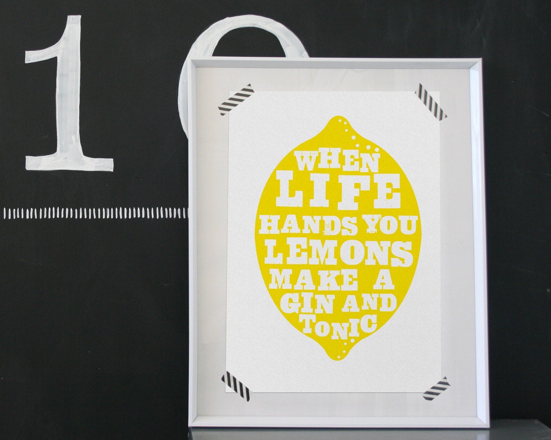 Lemons Signed Print Large