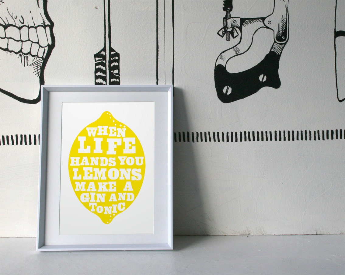 Lemons Signed Print Small