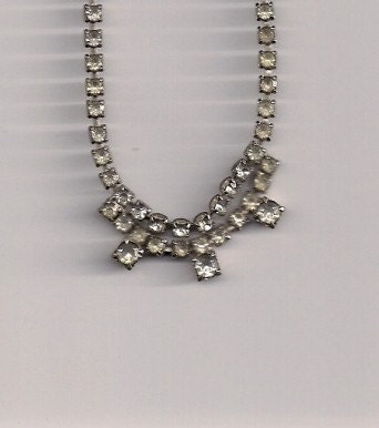 Vintage Cear Rhinestone Necklace
