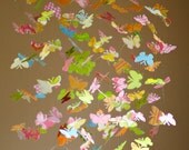 READY to SHIP -Strawberry Sunrise Butterfly Mobile Kit - DIY - Great Craft Project