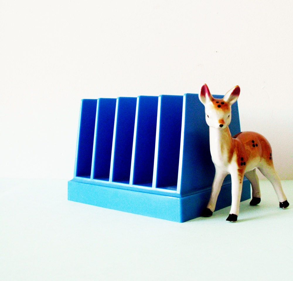 Desktop Organizer in Bright Blue