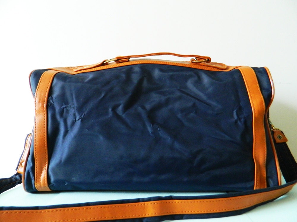 RESERVED-Navy Vintage Weekender
