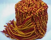 Scarf Maroon Gold University of Minnesota Florida State Boston College Arizona Central Michigan Hand Knit