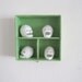 Tiny Crocheted Skulls - Set of 4