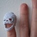 Sparkling Crocheted Skull