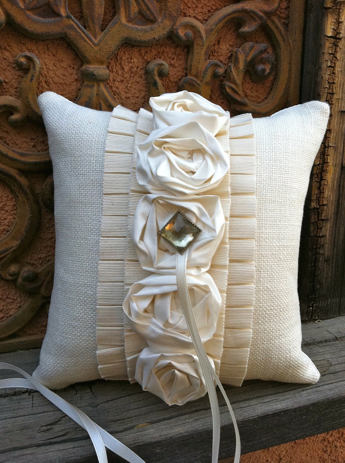 Marchesa Ring Bearer Pillow