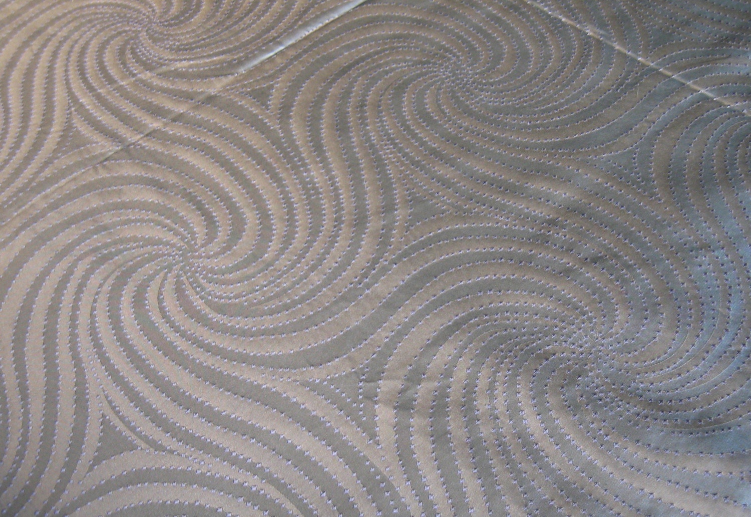 Moving Sale Silk Swirl Queen Size Bedspread