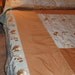 Moving Sale Blue and Yellow Silk Bedspread