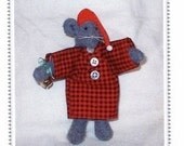 Mistletoe Mouse Christmas Ornament Pattern, Janet's Creations Pattern