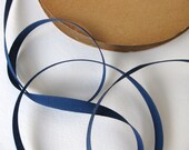 Vintage Trim. Grosgrain Ribbon, Navy Blue, 1/4 inch, 1940's rib0032 (2 yards)
