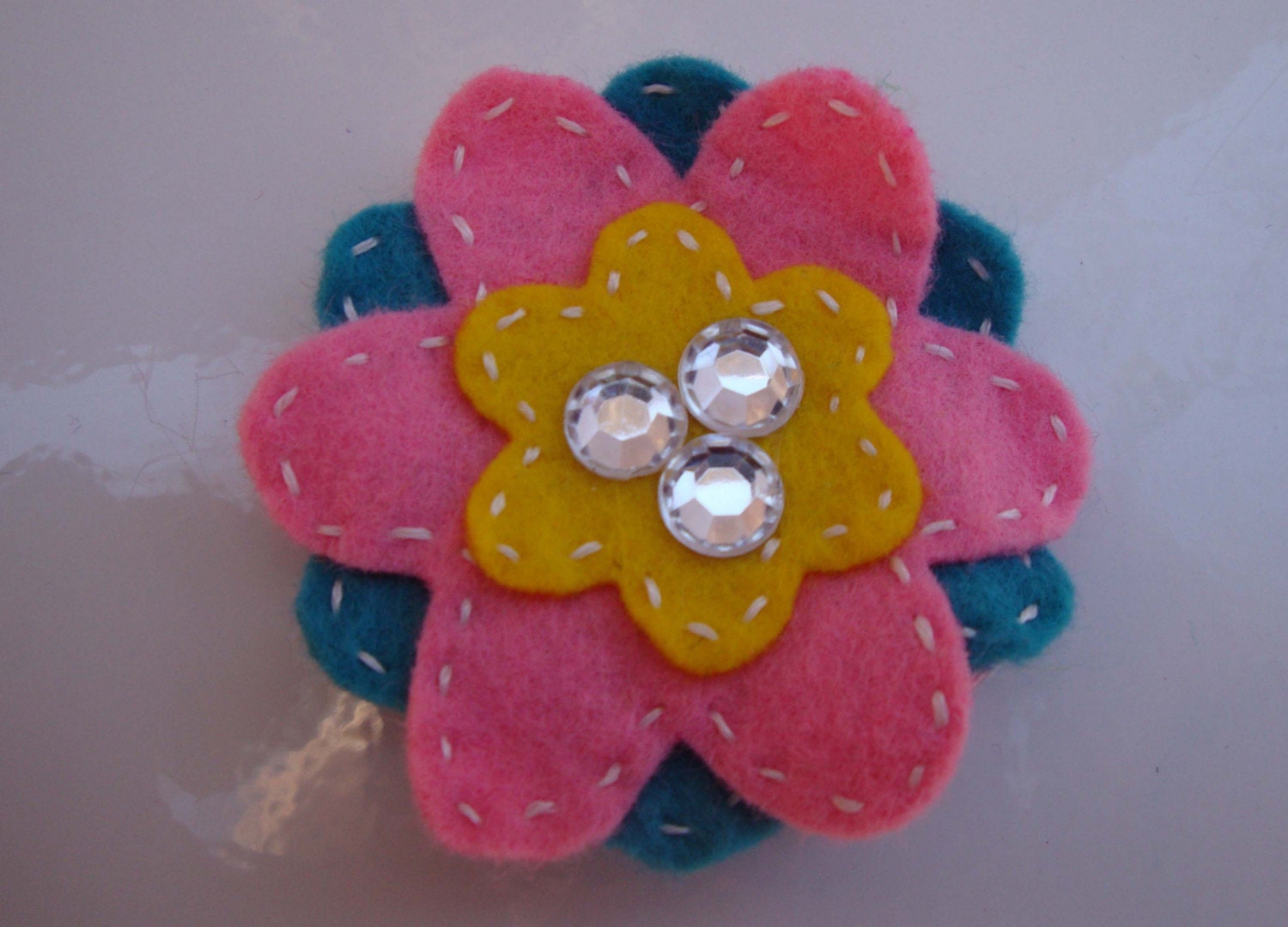 Funky Flower Hair Clip