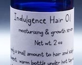 Indulgence Hair Oil 2 oz, for hair growth and damaged hair