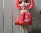 PINKY SEAHORSE DRESS for Blythe