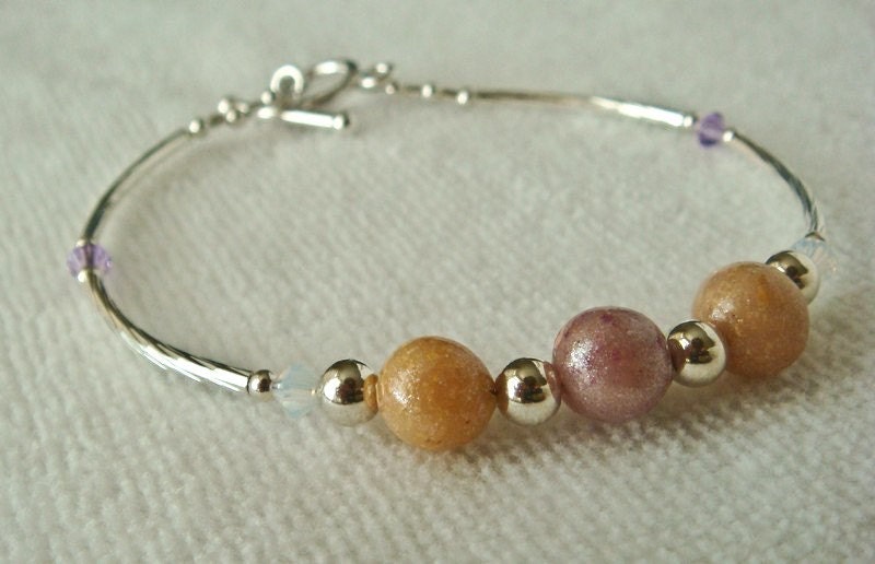 Rose Bead Bracelet