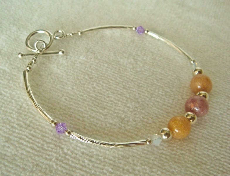 Rose Bead Bracelet
