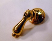Set of 8 Solid Brass Tear Drop Drawer Pulls