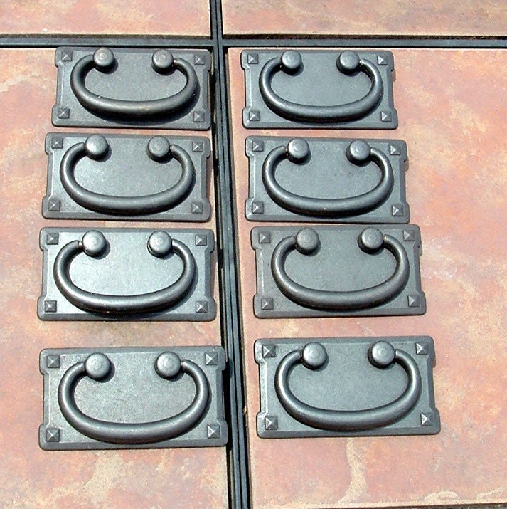 Set of 8 Mission Style Drawer Pulls by LAKEWAYCANDLES on Etsy