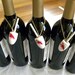 lobster buoys wedding favors decorations nautical wine bottle charms set of 3  hand painted by Maine Artist Beth Doan