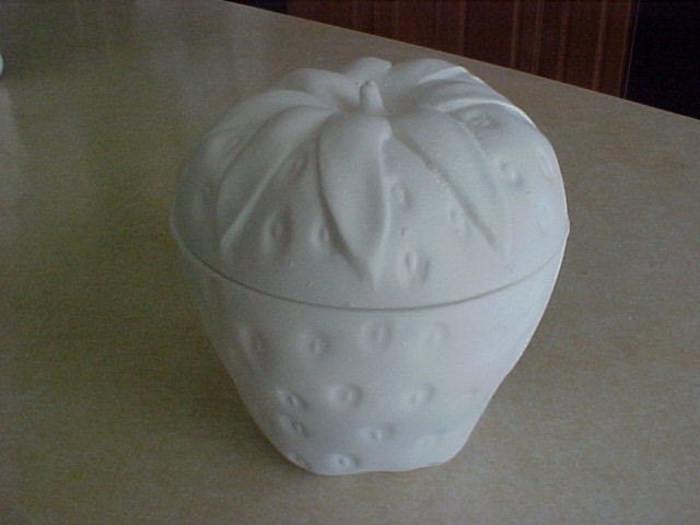 Strawberry Jam Jar U Paint Ceramics