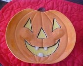 Pumpkin Cookie Plate U Paint Ceramics