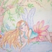 Children's Art Print - Water Fairy - 8.5 x 11