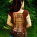 Cotton Canvas Pixie Pockets - Utility Belt - Vegan - Brown - Large