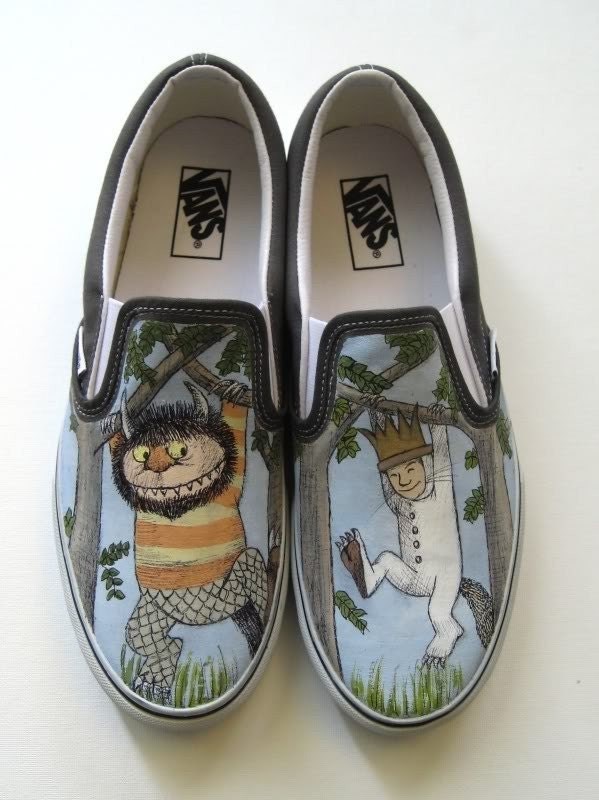 Where the Wild Things Are Custom Vans Shoes