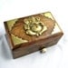 wood swans automaton in wooden ganesha box