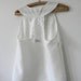 Flakes in White- washed silk and technical fabric tank, size XS to XL