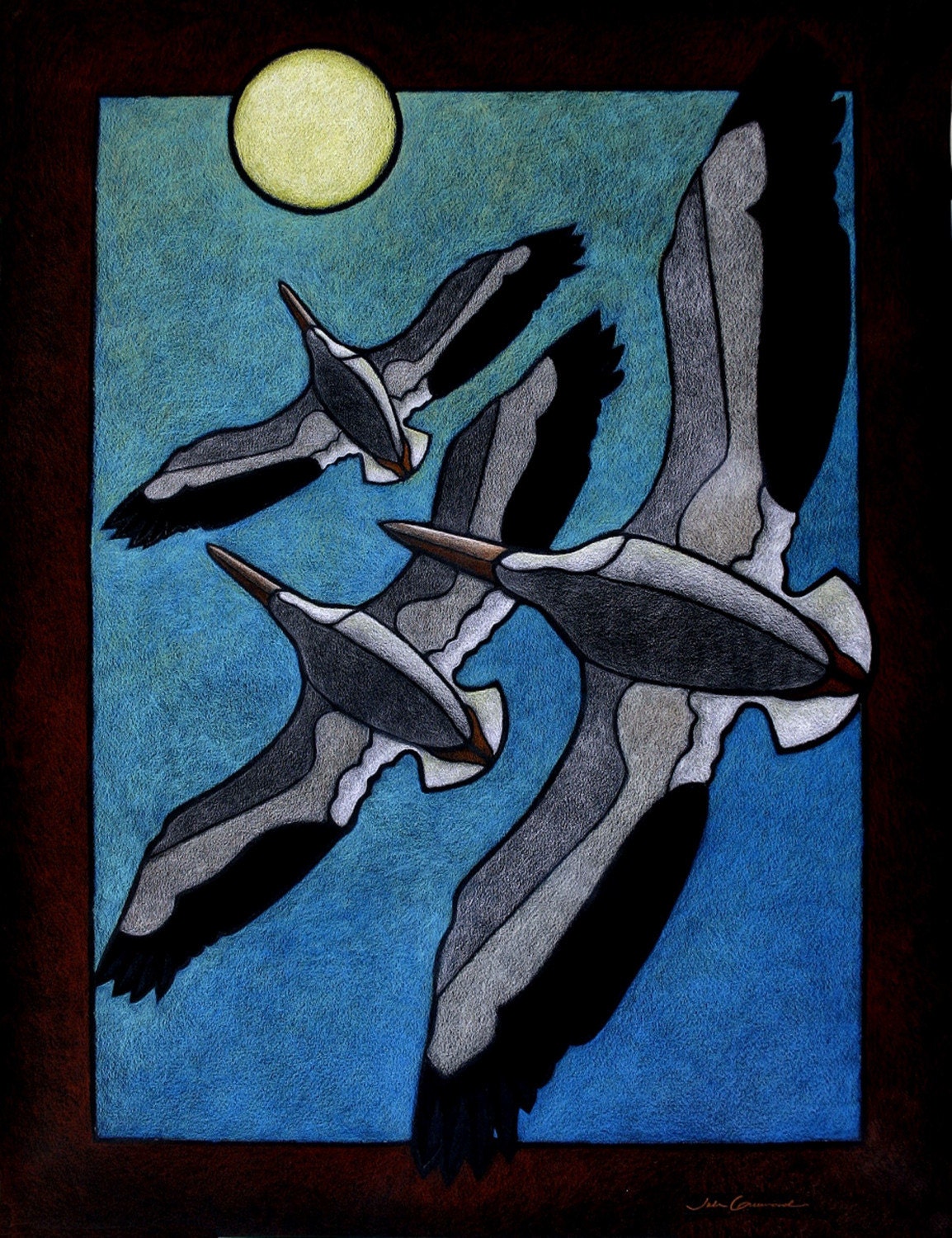 MN Series- The Ballet Above - American White Pelicans (Special Concern)