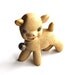 The Sweetest Lamb in Town - Vintage Rempel Toy Rubber Lamb