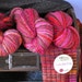 Chocolate Covered Cherries, Maya Magic Stripe on Avaze Sock
