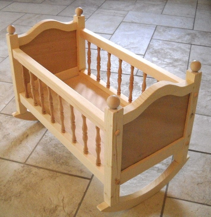 etsy doll cradle