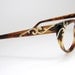 Vintage Womens 50s Tortoise Cat Eye Eyeglasses Harlequin Frame NOS