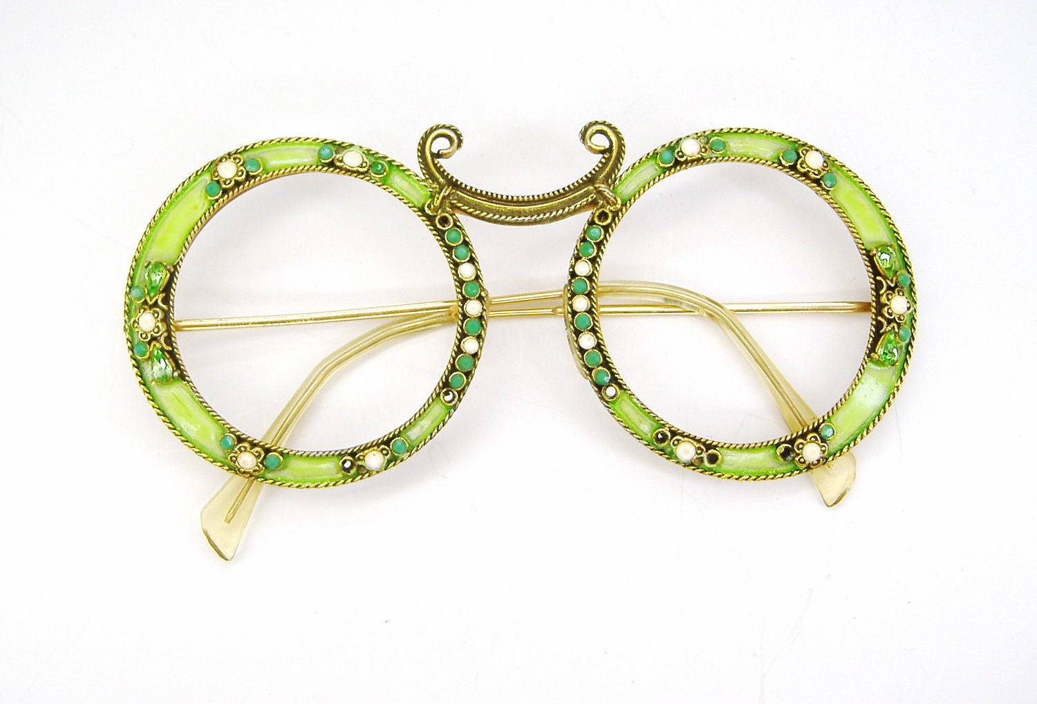 Rare Vintage Christian Dior Sunglasses Eyeglasses Big Round Cats Eye Shape