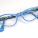 Vintage Blue 50s Cat Eye Glasses Sunglasses Eyewear Frame France NOS