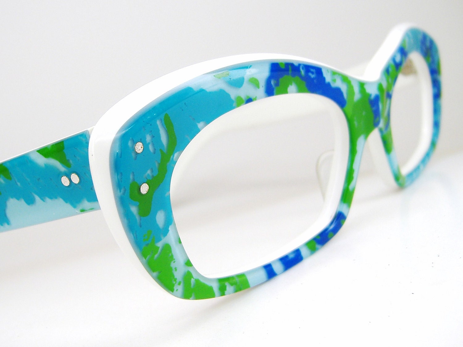 Vintage 80s Sunglasses or Eyeglasses Frame Cat Eye Frame NOS Shuron Eyewear