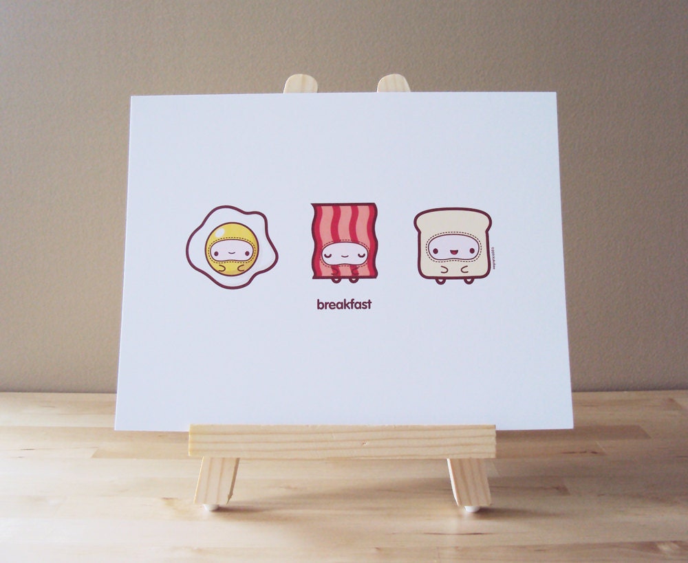 Breakfast Art Print - 8.5" x 11"