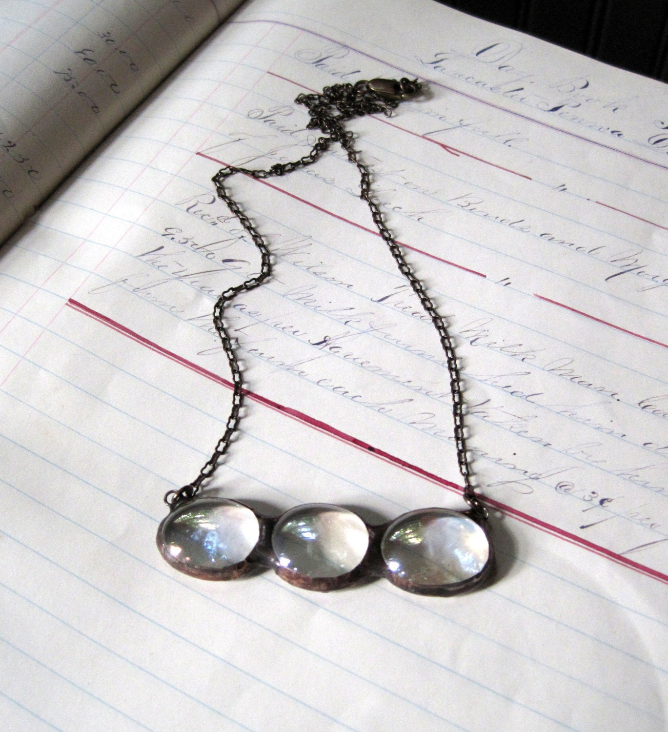 Clear Skies Glass Gem Necklace