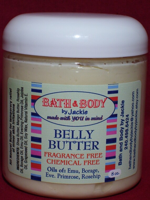 Stretch Mark Cream Pregnant Belly Butter by bathandbodybyjackie