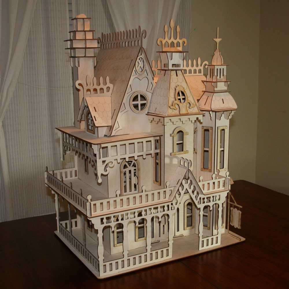 Large Victorian Dollhouse Kit
