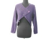 PATTERN - New Italian Rib Shrug/Bolero Knitting Pattern For Worsted Weight Yarn
