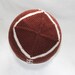 KNITTING PATTERN - Football Baby Hat  Size 0 to 3 and 6 to 12 Months Knitted in the Round