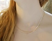 Silver Link Chain Necklace