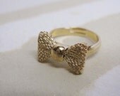 Gold Bow Ring