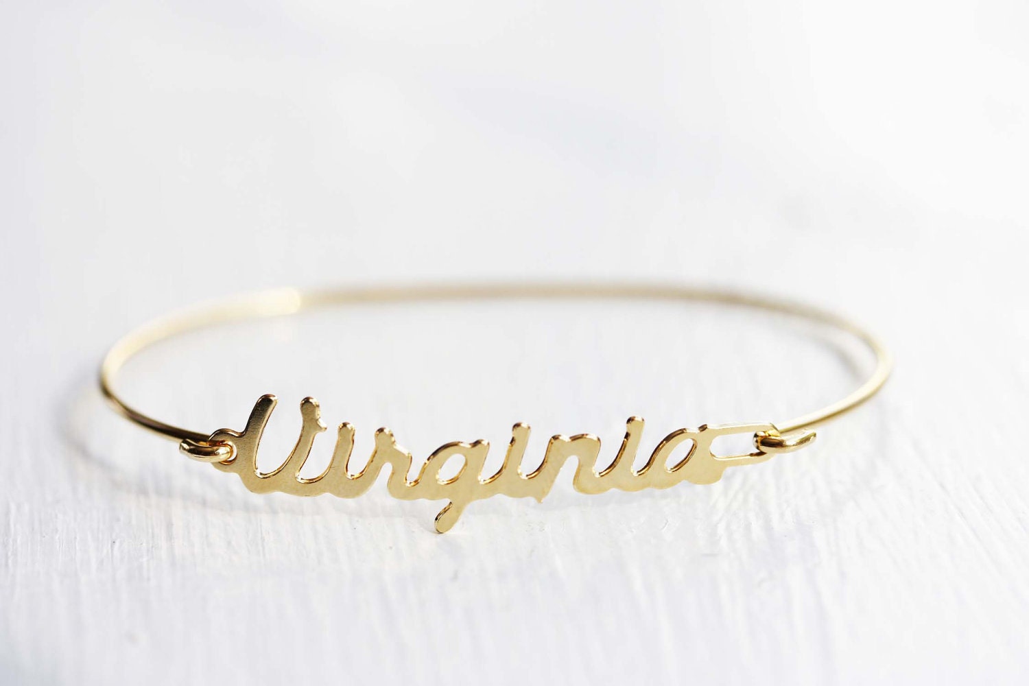 Vintage Name Bracelet - Virginia