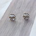 Small Vintage Lotus Studs