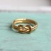Sailor Knot Ring - Gold - Size 4